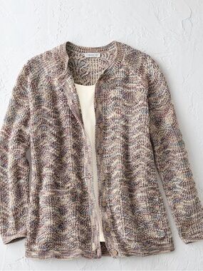 Coldwater Creek Rustic Threads Cardigan